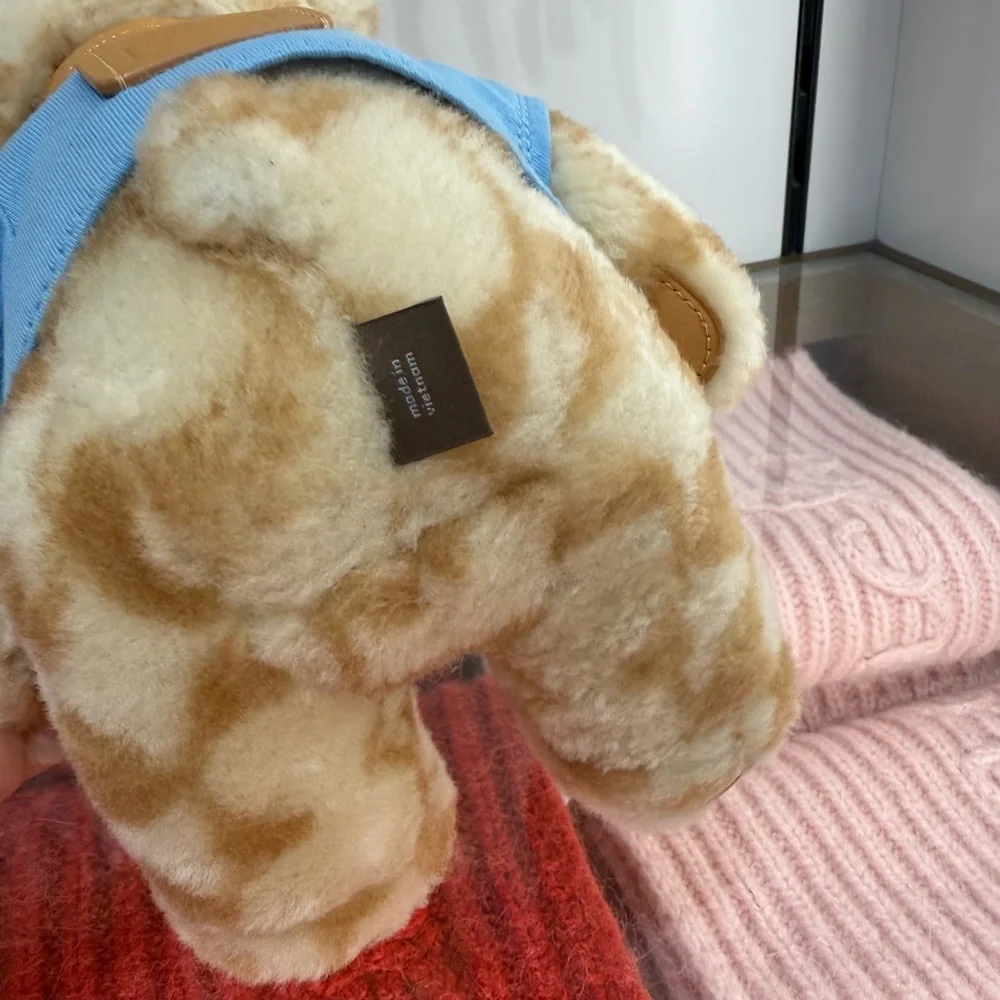 COACH Ski Bear Collectible In Signature Shearling C7059 Tan Multi NWT - Picture 8 of 13